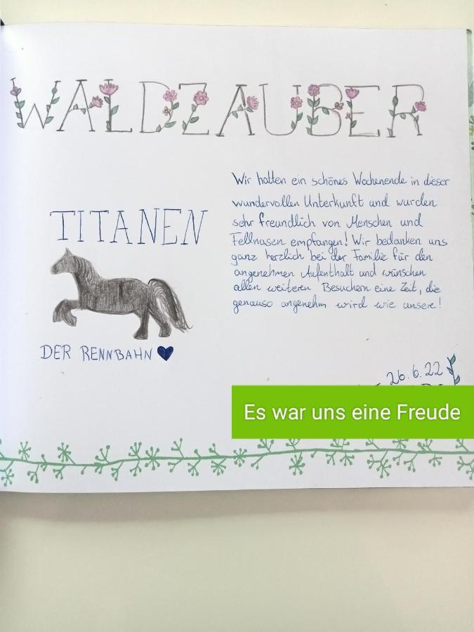 Ferienzimmer Waldzauber Borkwalde Luaran gambar
